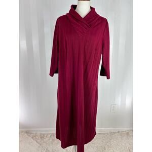 HARPER 241 Women’s Maroon Shift Dress Sz 1X